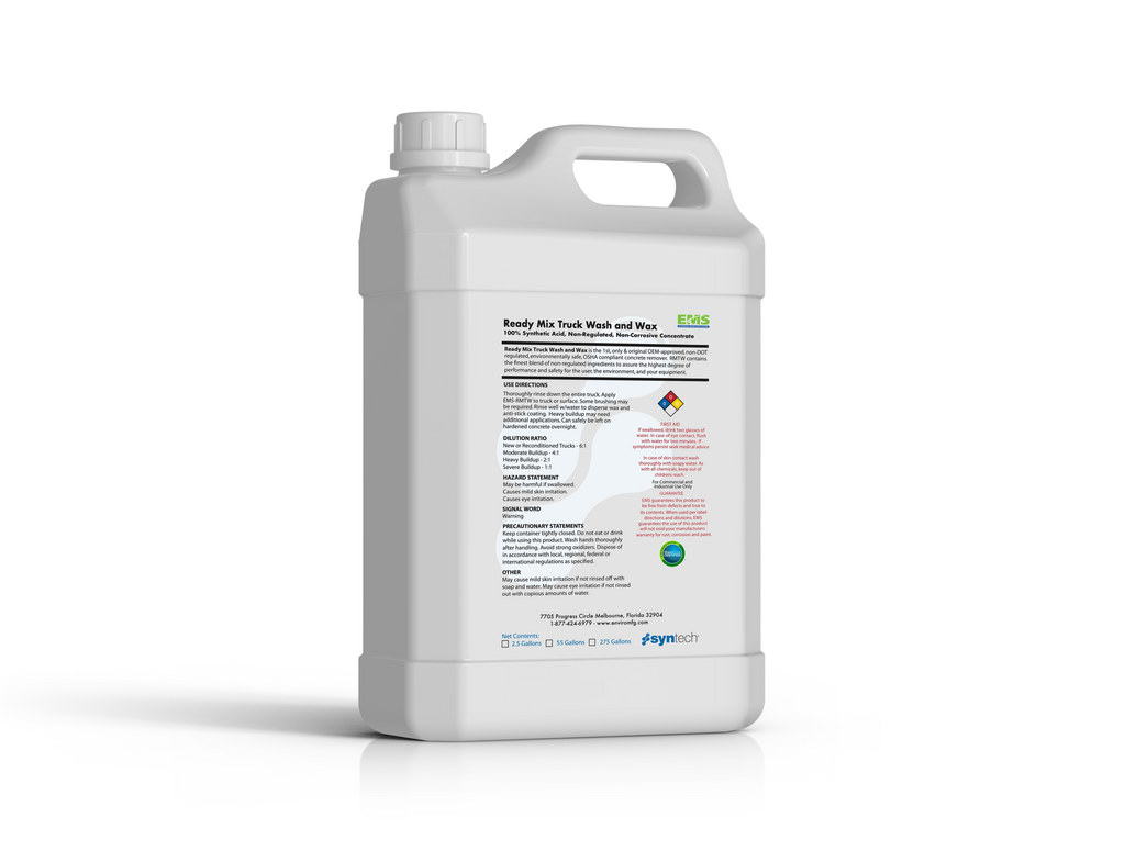 Ready Mix Truck Wash & Wax Concentrate